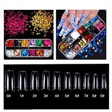 Trust me, you don't want to seal in any bacteria or grime. Amazon Com Clear Acrylic Nail Tips Ouzigrt 500pcs Clear French Acrylic Style Artificial False Nails Tips 10 Sizes With 12 Color 3d Butterfly Nail Glitter Sequins Diy Nail Decoration Beauty