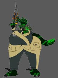 Avali_Spook commission - enclave deathclaw by -Otex- -- Fur Affinity [dot]  net