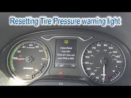 Resetting Tire Pressure Warning Light Or Tpms On A 2016 Audi A3 E Tron Sportback Youtube