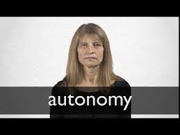Autonomy Definition And Meaning Collins English Dictionary