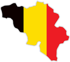 In article 2.1 there are given 7 sizes for german flags hoisted on poles, beginning with 20cm x 35cm up to 60 cm x 1000cm. Auf Contour Geschnittene Flagge Belgien Grosse 1
