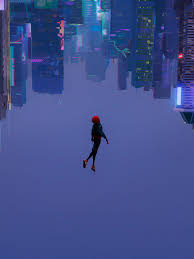 Spider man miles morales into the spider verse marvel ultimate. Hd Wallpaper Spider Man Miles Morales Artwork Upside Down Cityscape Wallpaper Flare