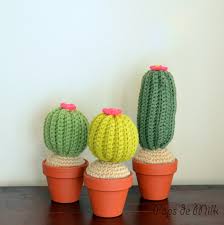 How to root a broken piece of cactus. Crochet Cactus Pattern Pops De Milk