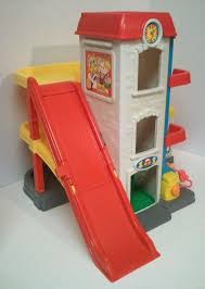 Fisher price little people vintage parking garage service gas station ramp #930. Pin On Blast From The Past