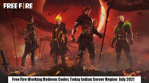 Collection of free fire ff redeem codes today june 6, 2021. Free Fire Working Redeem Codes Today Indian Server Region 12 July 2021