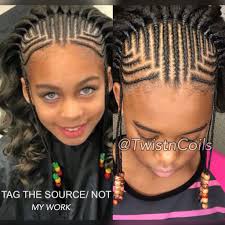 Pin By Twistncoils On Kids Natural Hairstyles Natural Hair Styles Kids Hairstyles Canerow Hairstyles