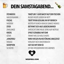 Dein Samstagabend Steinbock Wassermann Fische Widder Stier