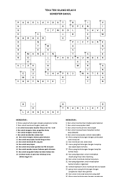 Latar belakang bahasa inggris tts. Teka Teki Silang Kelas 8