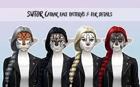 Level 50 or 1.5 million credits; H E X Swtor Cathar Face Patterns Fur Details Another