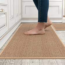 Maybe you would like to learn more about one of these? Eider Ivory Kitchen Rugs And Mats Washable 2 Pcs Non Skid Natural Rubber Kitchen Mats For Floor Runner Rugs Set For Kitchen Floor Front Of Sink Hallway Laundry Room Wayfair