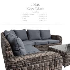 Akbrella Rattan Kose Takimlari 7 Koltuklar Luks