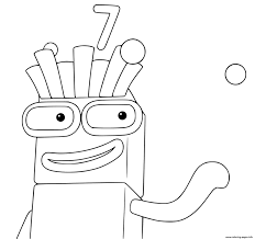 Simply do online coloring for learn number 7 with seven oysters coloring page directly from your gadget, support for ipad, android tab or using our web hi people , our todays latest coloringsheet that you canhave some fun with is learn number 7 with seven oysters coloring page, published under. Numberblocks 7 Seven Coloring Pages Printable