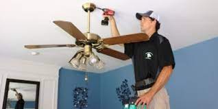 On average, most electricians are going to charge anywhere from $75 to $220 to install a ceiling fan in an existing lightbox. Ceiling Fan Installation Tips Right Electrical Services Is Here To Help