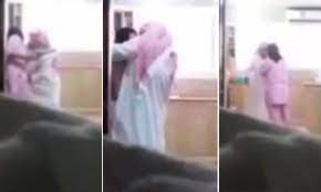 Saudi husband caught forcing himself on his maid on camera and wife faces  jail | Daily Mail Online