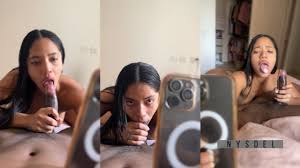 Sloppy Blowjob while on Video Call with her Husband -amateur Couple- Nysdel