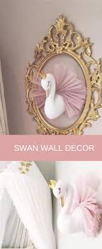 Swan Wall Decor Swan Nursery Decor Wall Decor Nursery Wall Decor