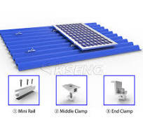 Non-Mini Rail Metal Solar Roof Mounting System For Easy ...