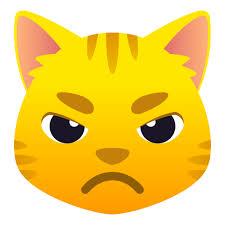 Emoji Sullen Angry Cat Angry Wprock Screaming cat png grumpy cat face png angry woman png black cat ears png sitting cat silhouette png nyan cat rainbow png. wprock