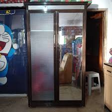 Lemari 2 Pintu Aluminium Kaca Khusus Surabaya Sidoarjo Shopee Indonesia