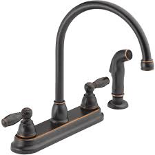 handle kitchen faucet with side sprayer