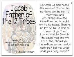 Two sons of joseph, son of jacob. Jacob Father Of The 12 Tribes Of Israel Story For Early Readers Ministry To Children
