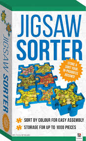 8 x 8 and 3/4 deep made of hard smooth plastic organize puzzle pieces without leaving a mess on the table keep your cat from skating across the table and knocking the pieces all over the floor. 6 Puzzle Sorting Trays Jigsaw 1000 Piece Sorter Stackable Storage Linking Jigsaws