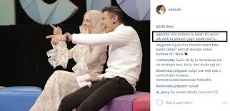 Tanggal 27 april ini bakal berlangsung majlis pernikahan fasha sandha dan jejai di satu tempat yang dirahsiakan. Utaranews Page 1615