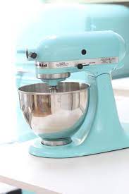 Spots of grease lining the rim of the enamel casing just below the bulbous motor compartment at the top of the kitchenaid mixer can be worrying. How To Paint A Kitchenaid Mixer A New Color Apartment Therapy