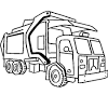 Grimy garbage truck coloring page free 8. 1