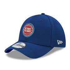 Detroit pistons blue/red baseball cap snapback. New Era Detroit Pistons League 9forty Adjustable Hat Blue Pure Detroit