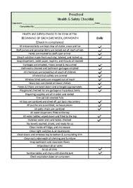 Classroom Cleaning Checklist Worksheets Teaching Resources