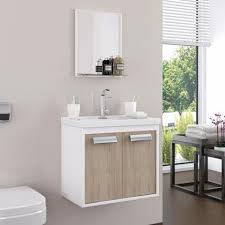Kit Gabinete Espelheira Para Banheiro Rigel Berlin 51cm Espelheira Banheiro Espelheira Banheiro
