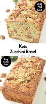 Keto Zucchini Bread With Almond Flour Recipe Gluten Free Zucchini Bread Sugar Free Zucchini Low Carb Baking