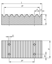 Stiftschrauben din 6379 für t. Klemmplatten Fur Zahnriemen Profil T Und At Norelem De