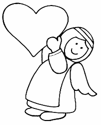 Valentine's day emphases love of all kinds. Cupid Coloring Pages Coloring Home