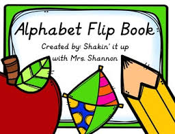 Alphabet Flip Chart Modern Manuscript