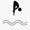 Diving is the sport of jumping or falling into water from a platform or springboard, usually while performing acrobatics. 1