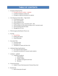 Table Of Contents Pembina Trails School Division