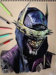 I Tried Sketching Batman Who Laughs Saibot Skin Mortalkombat