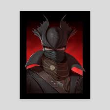 A player's character will be able to dedicate themselves to mastering one weapon, with its rich movesets that affect output damages per move and the blood gem imprints that determine its extra bonuses. The Hunter Bloodborne An Art Canvas By Wero Gallo Inprnt