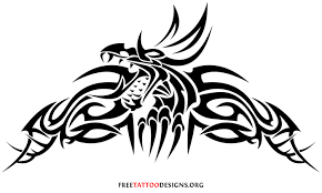 I wish i knew who designed the dragon to credit him/her. 80 Tribal Dragon Tattoo Designs Ideas