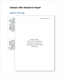 In this paper we give preliminary results for. Free 5 Sample Research Paper Templates In Pdf