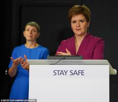 First minister accused of 'masking snp failures' in explosive row. Nicola Sturgeon Sets Out School Face Masks Plans Daily Mail Online