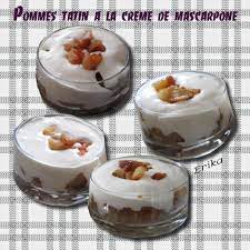 Préparez la crème au mascarpone : Pommes Tatin A La Creme De Mascarpone L Univers D Erika