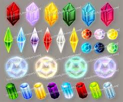 More Magic Gems In This Set You 39 Ll Find Crystals Of Different Shapes And Colours You Can Purchase This Set For 100 Gemstone Art Magic Art Elemental Magic
