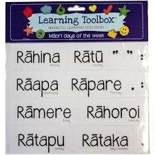 Print out a colour test sheet. Learning Toolbox Magnets Maori Days Of The Week Set Of 14 Officemax Nz