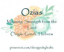 Baby Boy Name Ozias Meaning Strength From The Lord Origin Greek Hebrew Hobbymeaning Hebrew Baby Names Hebrew Boy Names Hebrew Girl Names