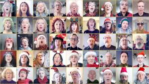 Gurt Lush Choir and Bristol Man Chorus singing In Dulci Jubilo from their  homes during a lockdown.