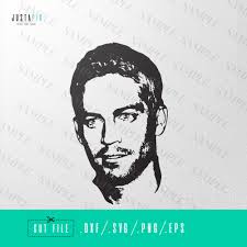 Paul Walker SVG PNG DXF