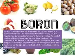 It usually does not occur alone, but is often found in the environment combined with other substances to form compounds called borates. Top 5 Food Rich In Boron Youtube